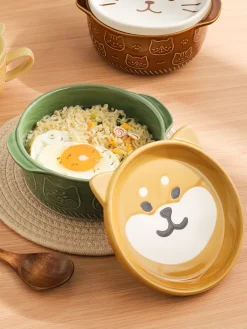 Kawaii Therapy Bottles<Kawaii Japanese Style Ceramic Cat Bowl – Special Edition