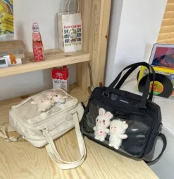 Kawaii Therapy Japanese Style Backpacks | Ita Bags<Kawaii Japanese Style Ita Transparent Crossbody Shoulder Bag