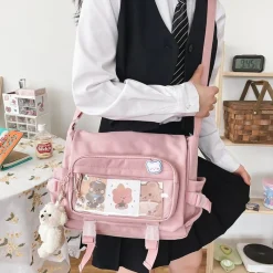 Kawaii Therapy Shoulder Bags | School Backpacks<Kawaii Japanese Style Messenger Shoulder Bag – Limited Edition