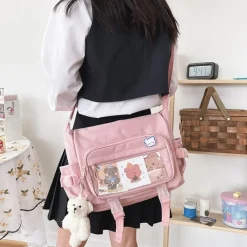 Kawaii Therapy Shoulder Bags | School Backpacks<Kawaii Japanese Style Messenger Shoulder Bag – Limited Edition