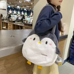Kawaii Therapy Tote Bags | Shoulder Bags<Kawaii Japanese Style Penguin Shoulder Bag – Special Edition