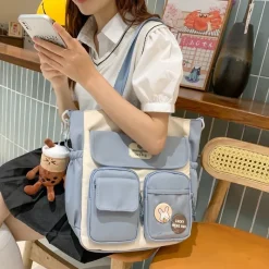 Kawaii Therapy Shoulder Bags | School Backpacks<Kawaii Japanese Style Preppy Shoulder Bag – Limited Edition