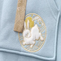Kawaii Therapy Clothing<Kawaii Japanese Style Rabbit Embroidery Hoodie