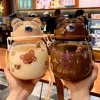Kawaii Therapy Bottles<Kawaii Jumbo Bear Straw Bottle (1300ml) – Limited Edition