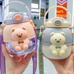 Kawaii Therapy Bottles<Kawaii Jumbo Bear Straw Water Bottle – Limited Edition