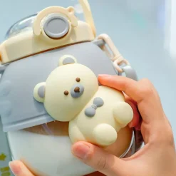 Kawaii Therapy Bottles<Kawaii Jumbo Bear Straw Water Bottle – Limited Edition