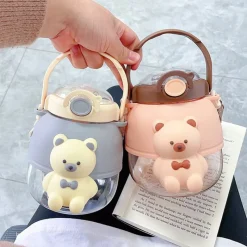 Kawaii Therapy Bottles<Kawaii Jumbo Bear Straw Water Bottle – Limited Edition