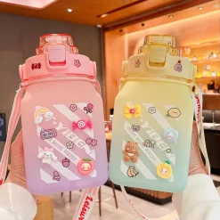 Kawaii Therapy Bottles<Kawaii Jumbo Pastel Straw Bottle – Limited Edition