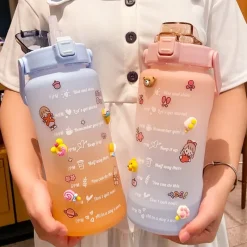 Kawaii Therapy Bottles<Kawaii Jumbo Pastel Style Water Bottle