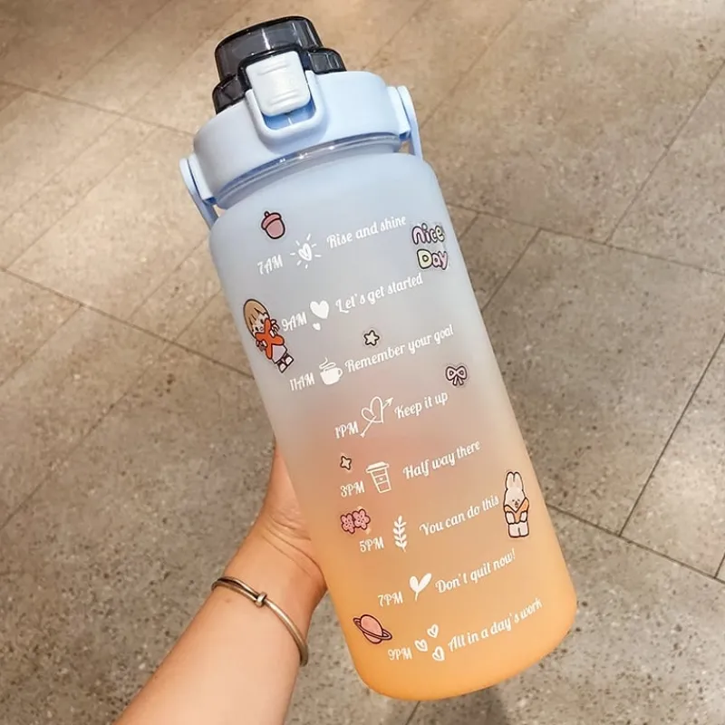 Kawaii Therapy Bottles<Kawaii Jumbo Pastel Style Water Bottle