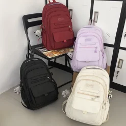 Kawaii Therapy School Backpacks | Preppy Backpacks<Kawaii Korea Large Capacity Multi Pocket College Backpack