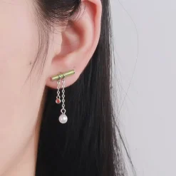 Kawaii Therapy Earrings<Kawaii Korea Style Bamboo Harajuku Earrings