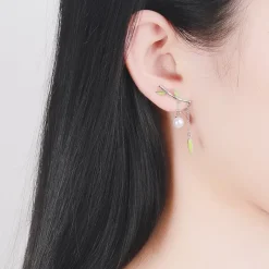 Kawaii Therapy Earrings<Kawaii Korea Style Bamboo Harajuku Earrings