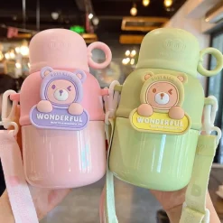 Kawaii Therapy Bottles<Kawaii Korea Style Bear Thermal Flask (580ml)
