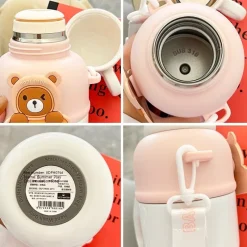 Kawaii Therapy Bottles<Kawaii Korea Style Bear Thermal Flask (580ml)