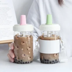 Kawaii Therapy Bottles<Kawaii Korea Style Bubble Tea Glass Bottle – Special Edition