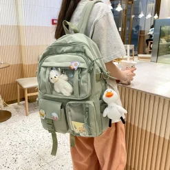 Kawaii Therapy School Backpacks | Preppy Backpacks<Kawaii Korea Style Canvas Backpack – Limited Edition