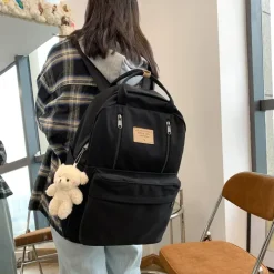 Kawaii Therapy School Backpacks | Preppy Backpacks<Kawaii Korea Style Canvas College Backpack – Limited Edition