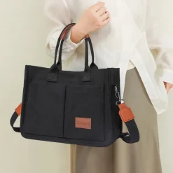 Kawaii Therapy Tote Bags | Shoulder Bags<Kawaii Korea Style Canvas Tote Shoulder Bag