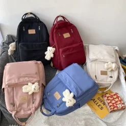 Kawaii Therapy School Backpacks | Preppy Backpacks<Kawaii Korea Style Canvas College Backpack – Limited Edition