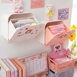 Kawaii Therapy Desk Accessories<Kawaii Korea Style Desk Storage Organizer