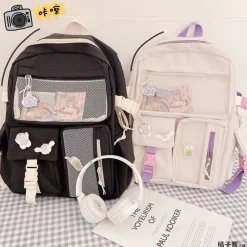 Kawaii Therapy School Backpacks | Preppy Backpacks<Kawaii Korea Style Large Capacity Multipocket Backpack