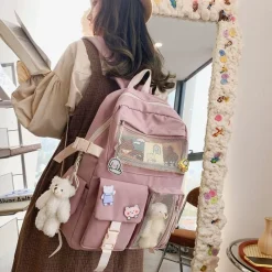 Kawaii Therapy School Backpacks | Preppy Backpacks<Kawaii Korea Style Large Capacity Multipocket Backpack