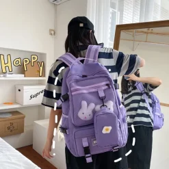 Kawaii Therapy School Backpacks | Preppy Backpacks<Kawaii Korea Style Multi-Pocket Shoulder Backpack