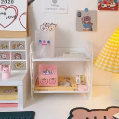 Kawaii Therapy Desk Organizers | Desk Accessories<Kawaii Korea Style Stationery Storage Rack