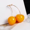 Kawaii Therapy Earrings<Kawaii Korea Style Summer Cherry Earrings