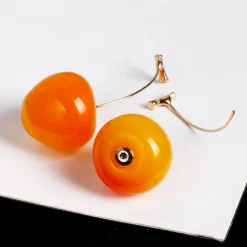 Kawaii Therapy Earrings<Kawaii Korea Style Summer Cherry Earrings