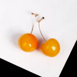 Kawaii Therapy Earrings<Kawaii Korea Style Summer Cherry Earrings