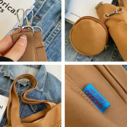 Kawaii Therapy Shoulder Bags | Korea Style Backpacks<Kawaii Korean Style Canvas Crossbody Tote Bag