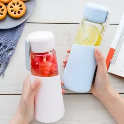 Kawaii Therapy Bottles<Kawaii Korean Style Fruit Glass Bottle (400ml) – Limited Edition