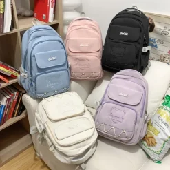 Kawaii Therapy School Backpacks | Preppy Backpacks<Kawaii Korean Style Large Capacity Pastel Backpack – Limited Edition