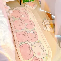 Kawaii Therapy Mats<Kawaii Korean Tulip Bedroom Carpet Mat – Limited Edition