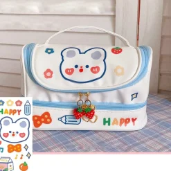 Kawaii Therapy Pencil Cases<Kawaii Large Capacity Bunny Pastel Pencil Case