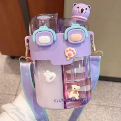 Kawaii Therapy Bottles<Kawaii Large Capacity Doubled Sided Animal Bottle