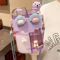 Kawaii Therapy Bottles<Kawaii Large Capacity Doubled Sided Animal Bottle