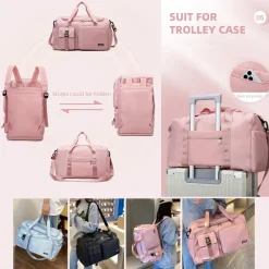 Kawaii Therapy Travel Backpacks | Large Backpacks<Kawaii Large Capacity Multipocket Travel Duffel Bag