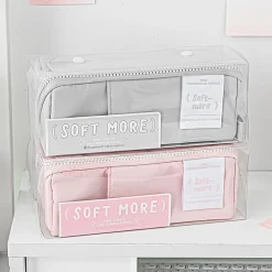 Kawaii Therapy Pencil Cases<Kawaii Large Capacity Pastel Prism Zipper Pencil Case