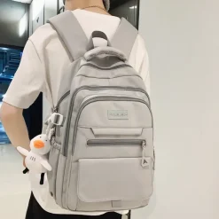 Kawaii Therapy School Backpacks | Preppy Backpacks<Kawaii Large Capacity Pastel College Canvas Backpack