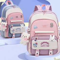 Kawaii Therapy School Backpacks | Large Backpacks<Kawaii Large Capacity Waterproof Pastel School Backpack