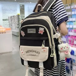Kawaii Therapy School Backpacks | Preppy Backpacks<Kawaii Large Capacity Waterproof Harajuku Backpack