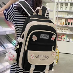 Kawaii Therapy School Backpacks | Preppy Backpacks<Kawaii Large Capacity Waterproof Harajuku Backpack