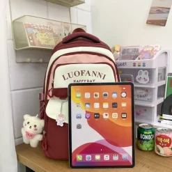Kawaii Therapy School Backpacks | Preppy Backpacks<Kawaii Large Capacity Waterproof Harajuku College Backpack