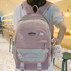 Kawaii Therapy School Backpacks | Preppy Backpacks<Kawaii Large Capacity Waterproof Harajuku Backpack