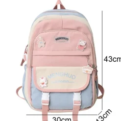 Kawaii Therapy School Backpacks | Preppy Backpacks<Kawaii Large Capacity Waterproof Harajuku Backpack