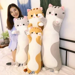 Kawaii Therapy Cute Stuffed Animals | Giant Stuffed Animals<Kawaii Long Cat Pillow Plush XL (90cm)