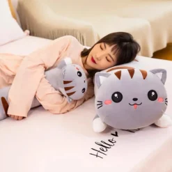 Kawaii Therapy Cute Stuffed Animals | Giant Stuffed Animals<Kawaii Long Happy Cat Pillow Plush XL (90cm)